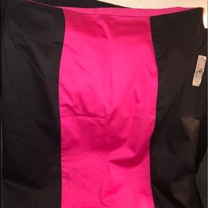 Pink and black Skirt